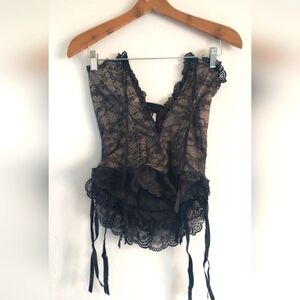 Victoria's Secret Witchy Victorian Gothic Whymsigoth Top Size Medium